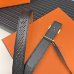 Hermes Reversible Belt in Swift and Epsom Calfskin