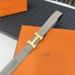 Hermes Reversible Belt in Swift and Epsom Calfskin