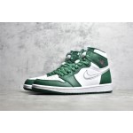 Air Jordan 1 AJ1 White Green Toe