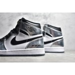 Air Jordan 1 "Pass The Torch" Leonard White Silver Plated