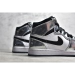 Air Jordan 1 "Pass The Torch" Leonard White Silver Plated