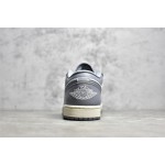 Air Jordan 1 Grey and White Low Top
