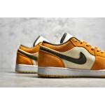 Air Jordan 1 Falling Leaf Yellow Low Top