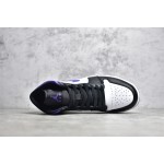 Air Jordan 1 MiD Black Purple