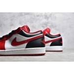 Air Jordan 1 White Red Black Low Top