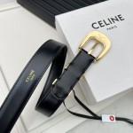 CELINE WESTERN medium belt in smooth calfskin