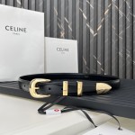 CELINE WESTERN medium belt in smooth calfskin