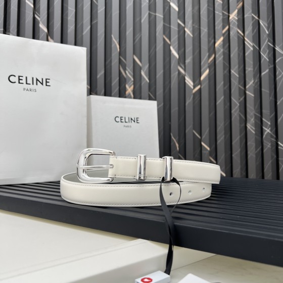 CELINE WESTERN medium belt in smooth calfskin