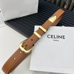 CELINE WESTERN medium belt in smooth calfskin