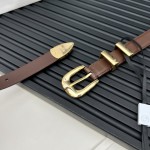 CELINE WESTERN medium belt in smooth calfskin