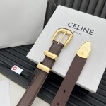 CELINE WESTERN medium belt in smooth calfskin