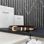 CELINE WESTERN medium belt in smooth calfskin