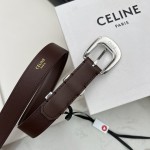 CELINE WESTERN medium belt in smooth calfskin