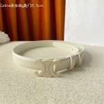 CELINE new leather Arc de Triomphe buckle ladies belt