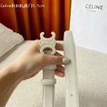 CELINE new leather Arc de Triomphe buckle ladies belt