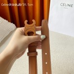 CELINE new leather Arc de Triomphe buckle ladies belt