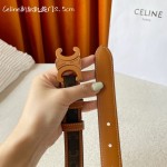 CELINE new leather Arc de Triomphe buckle ladies belt
