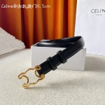 CELINE new leather Arc de Triomphe buckle ladies belt