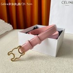 CELINE new leather Arc de Triomphe buckle ladies belt