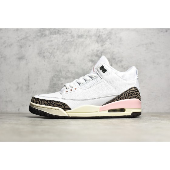 Air Jordan 3 Retro "Dark Mocha" 樱花白棕粉