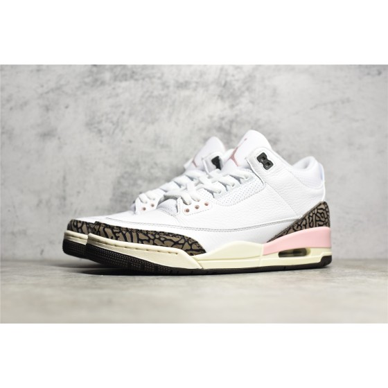 Air Jordan 3 Retro "Dark Mocha" 樱花白棕粉