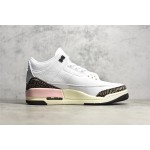 Air Jordan 3 Retro "Dark Mocha" Sakura White Brown Pink