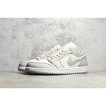 Air Jordan AJ1 Low Low Top Grey and White