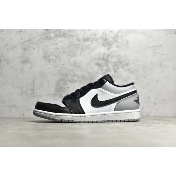 Air Jordan 1 Grey and Black Low Top