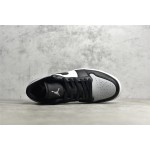 Air Jordan 1 Grey and Black Low Top