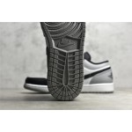 Air Jordan 1 Grey and Black Low Top