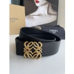 LOEVE stainless steel logo pattern metal buckle with top layer cowhide reversible