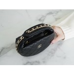 𝗖𝗛𝗔𝗡𝗘𝗟✦ 🔅23C Hula Hoop Clutch Bag White