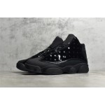 Air Jordan 13 "Cap and Gown" Black Cat Patent Leather