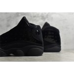 Air Jordan 13 "Cap and Gown" Black Cat Patent Leather