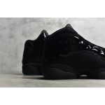Air Jordan 13 "Cap and Gown" Black Cat Patent Leather