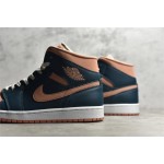 Air Jordan 1 MiD Blue Orange