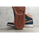 Air Jordan 1 MiD Blue Orange