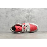 Air Jordan 1 grey and black powder low top