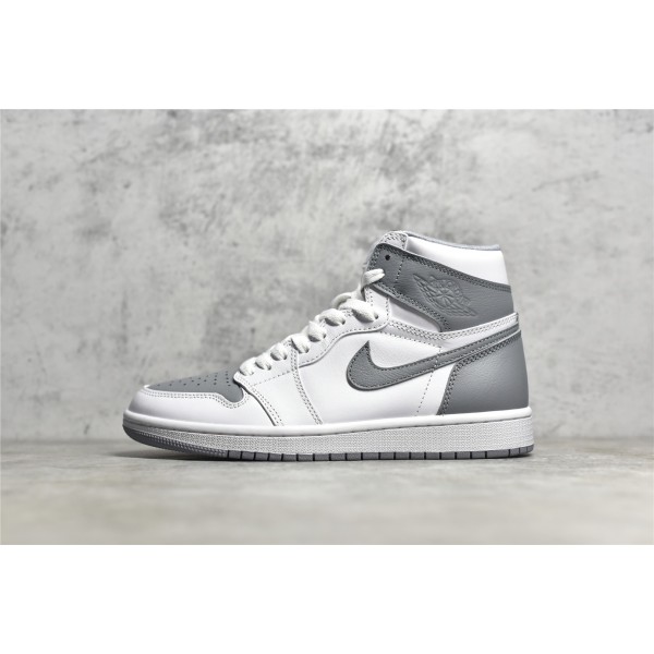 Air Jordan 1 AJ1 White Grey