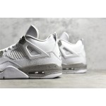 Air Jordan 4 Retro White Grey