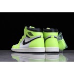 Air Jordan 1 High OG "Volt" in Fluorescent Green