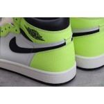 Air Jordan 1 High OG "Volt" in Fluorescent Green