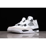 Air Jordan 4 "Military Black" grey and black patchwork