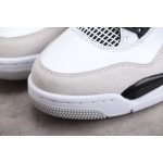 Air Jordan 4 "Military Black" grey and black patchwork