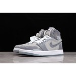 Air Jordan 1 Zoom CMFT AJ1 Joe 1 Patent Leather Grey