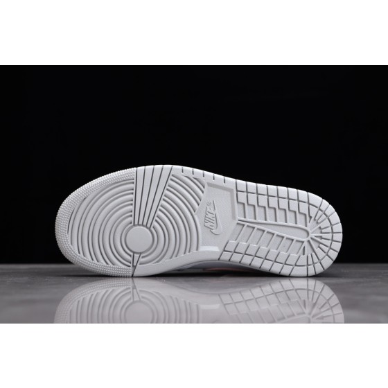 Air Jordan 1 Mid white and grey powder