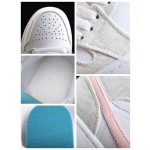 Air Jordan 1 Mid white and grey powder