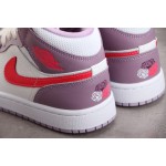 Air Jordan AJ1 Mid "Valentine Day" Purple Pink