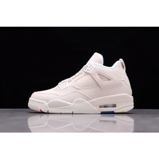 Air Jordan 4  "Canvas" 米白帆布