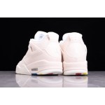 Air Jordan 4  "Canvas" 米白帆布